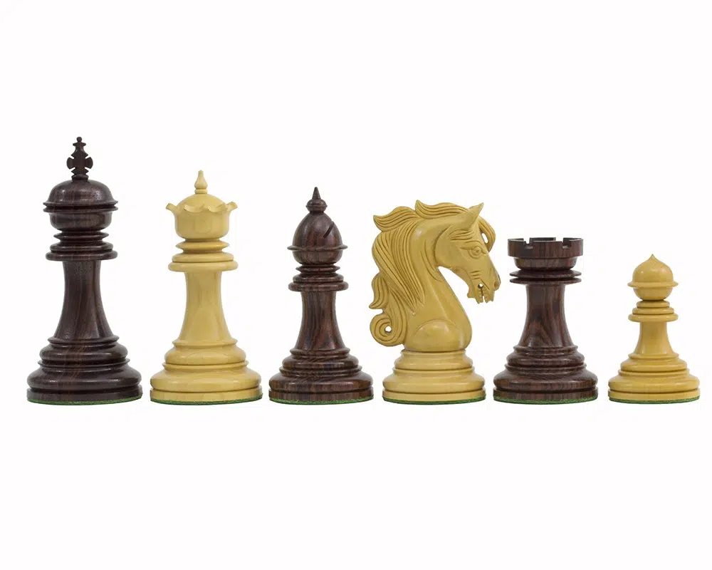 Jeu d'Echecs "Porte du Roi" en Bois de Rose