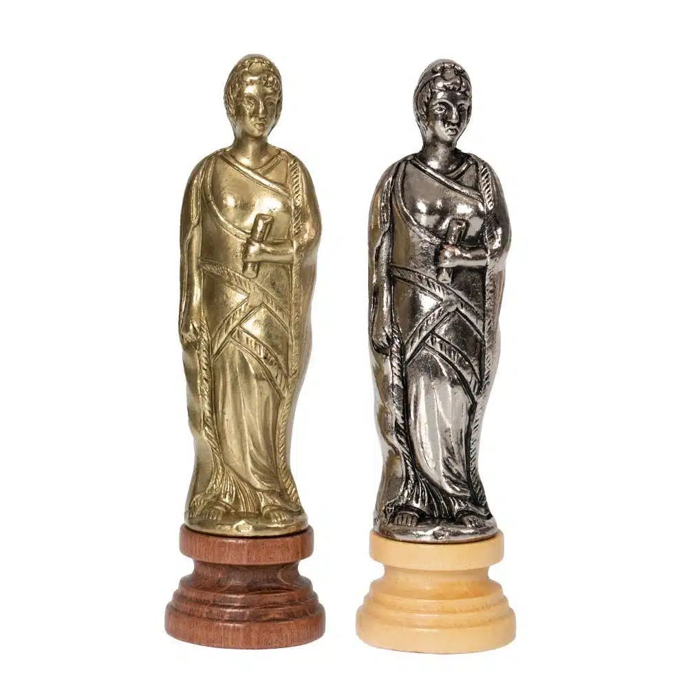 Set di Scacchi Cesare in Legno e Metallo - immagine 2
