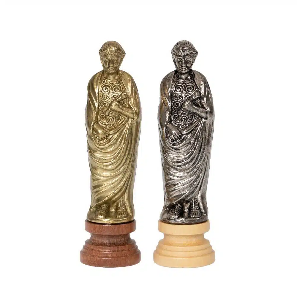 Set di Scacchi Cesare in Legno e Metallo - immagine 5