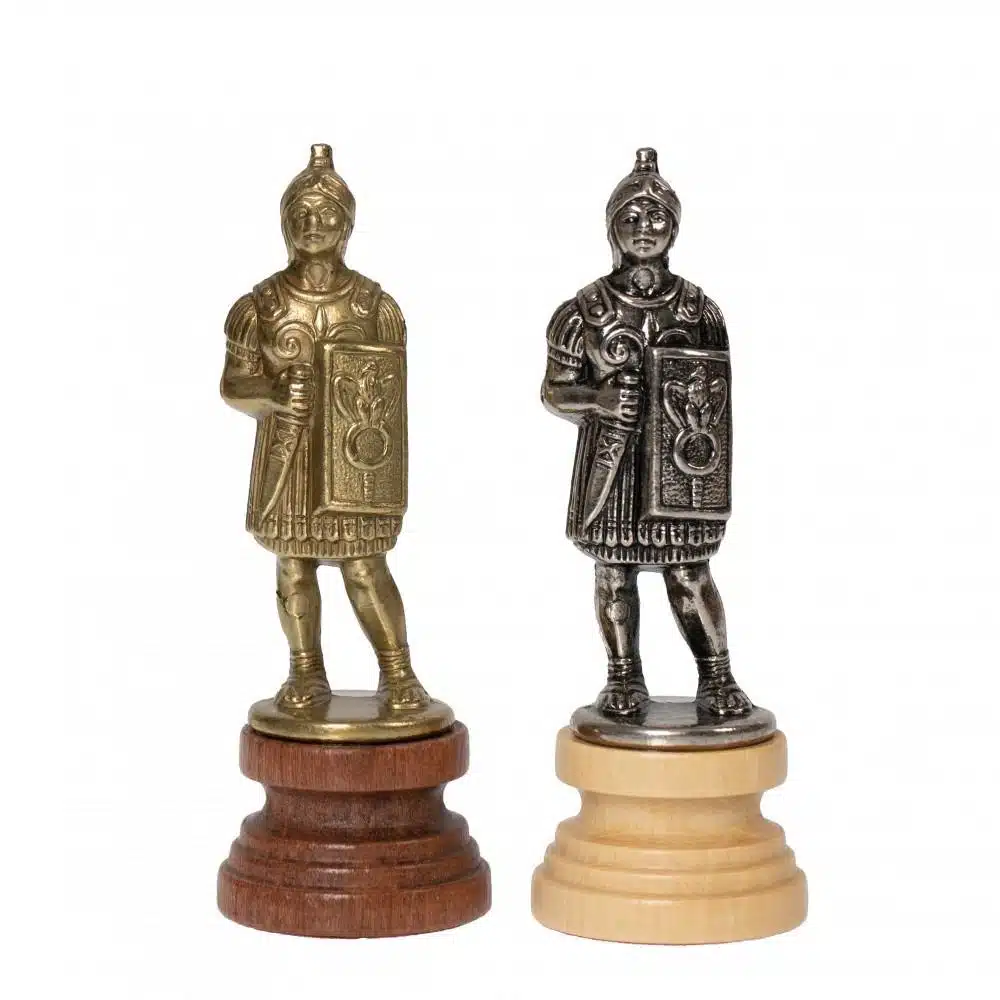 Set di Scacchi Cesare in Legno e Metallo - immagine 4