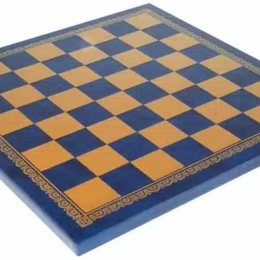 Scacchiera in Similpelle Blu