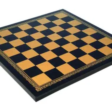 Scacchiera in Similpelle Nera