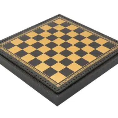 Scacchiera in Similpelle Nera con Vano Portapezzi