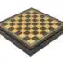 Scacchiera in Similpelle Nera con Vano Portapezzi - 35 x 35 cm