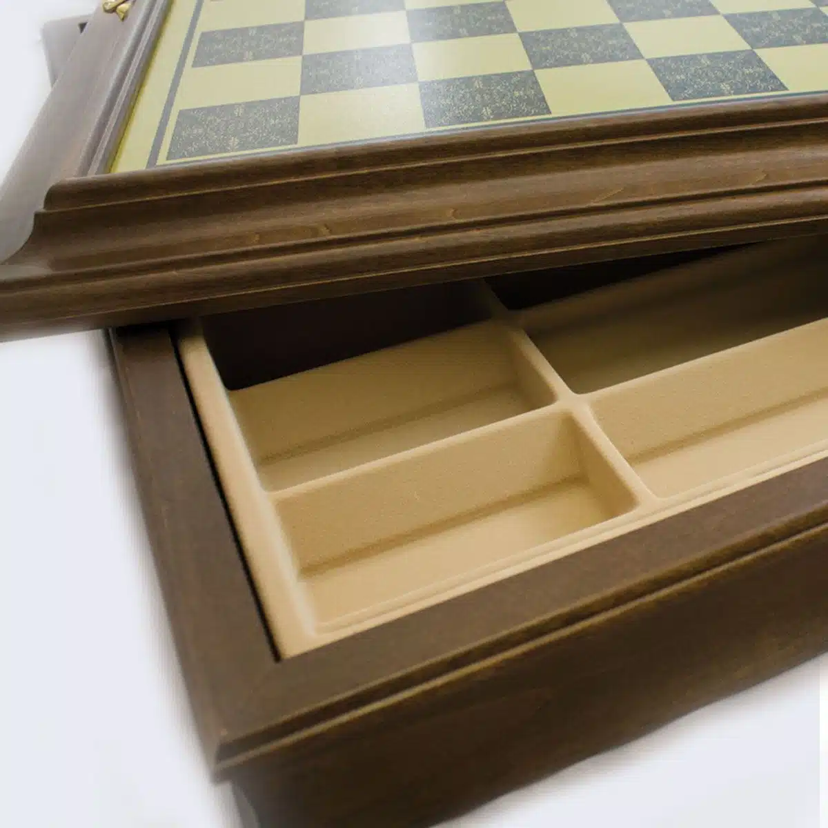 Set Grande Napoleone IV Scacchiera in Legno Originale e Scacchi in Metallo - immagine 17