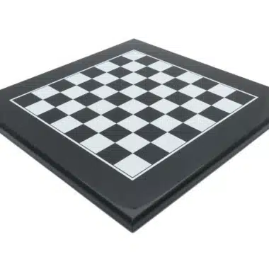 Grande Scacchiera in Legno Laccato Nero