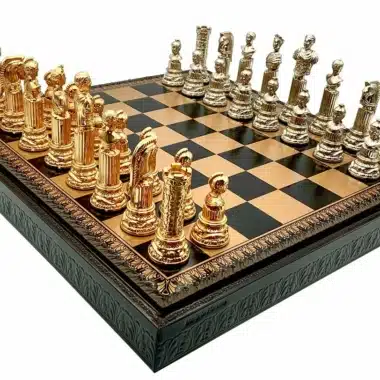 Set Impero Romano VI Scacchiera con Vano Portapezzi e Scacchi