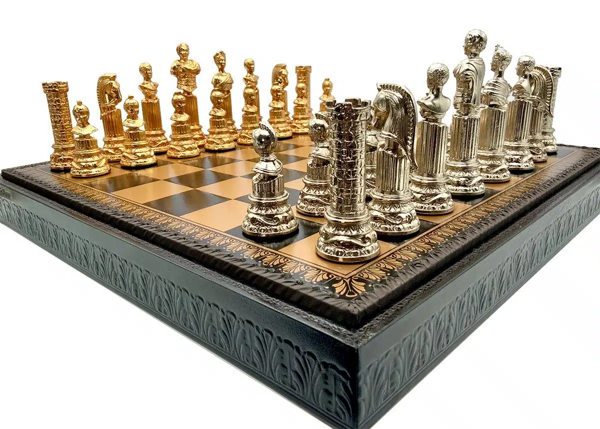 Set Impero Romano VI Scacchiera con Vano Portapezzi e Scacchi - immagine 4