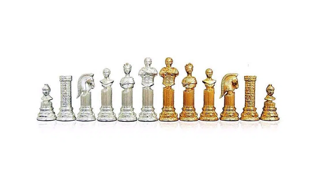 Set Impero Romano VI Scacchiera con Vano Portapezzi e Scacchi - immagine 16