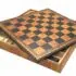 Scacchiera in Similpelle Ancient World con Vano Portapezzi - 48 x 48 cm