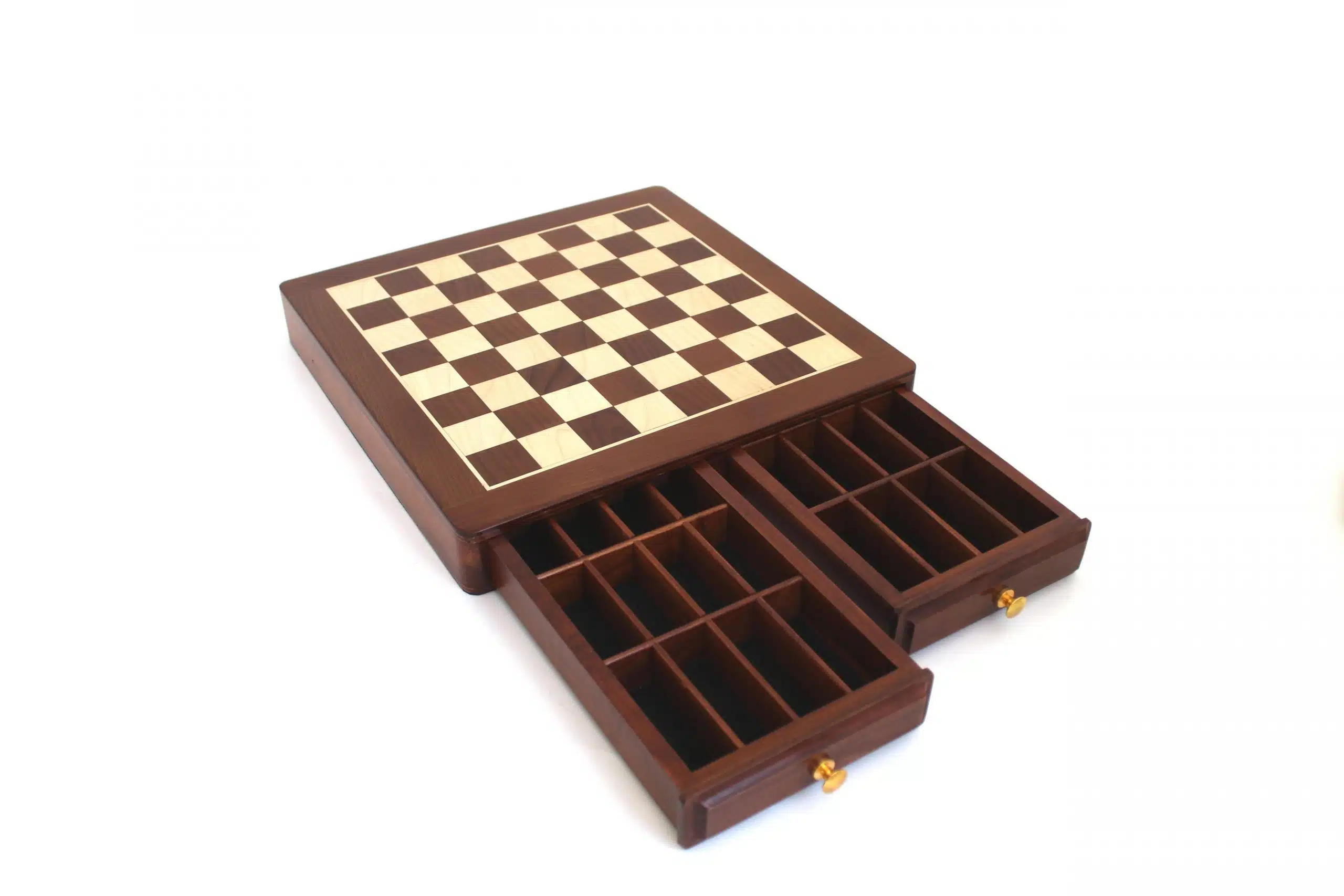 Set Medieval IV Scacchiera in Legno d'Acero & Scacchi in Metallo - immagine 10