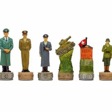 Jeu d'Echecs en Résine "Hitler vs Roosevelt"