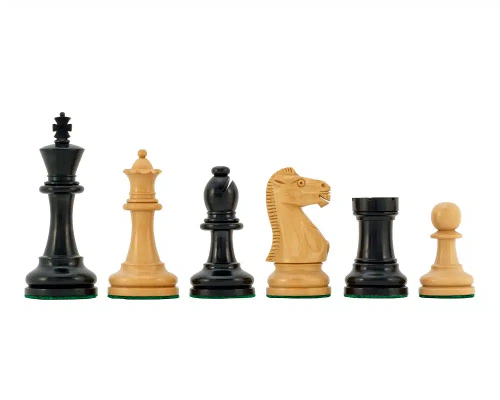 Set di Scacchi Staunton Supreme III in Legno di Ebano