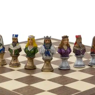 Jeu d'Echecs en Résine Peint à la Main