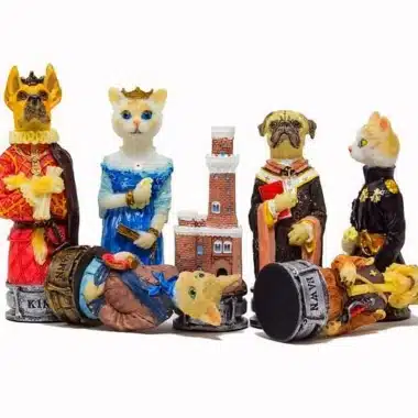 Jeu d'Echecs en Résine 