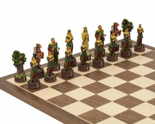 Jeu d'Echecs en Résine "Robin des Bois"