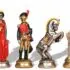 Set di Scacchi in Metallo Dipinto a Mano Napoleone Waterloo
