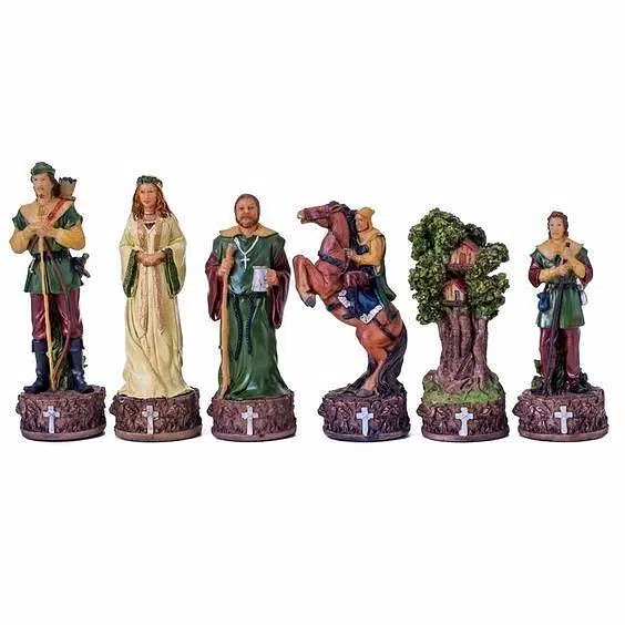 Jeu d'Echecs en Résine "Robin des Bois"