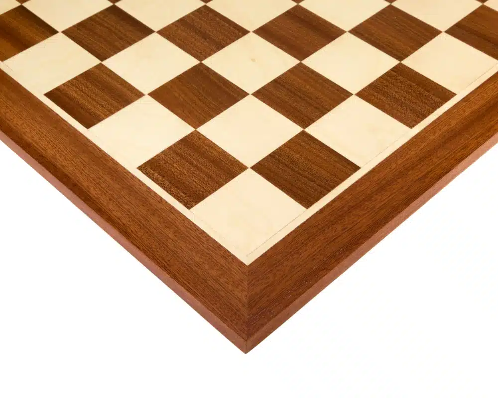 Set Leningrado Scacchiera in Legno di Mogano e Scacchi in Legno di Bosso Ebanizzato - immagine 15