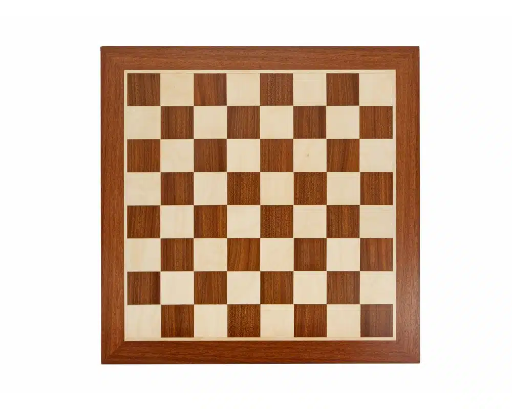 Set Leningrado Scacchiera in Legno di Mogano e Scacchi in Legno di Bosso Ebanizzato - immagine 13