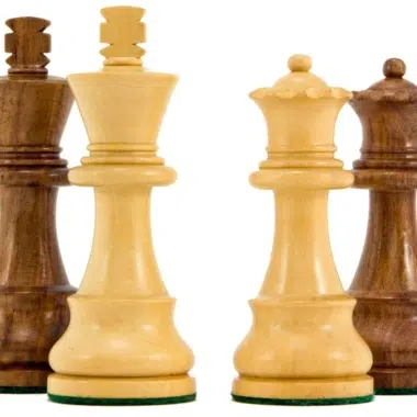 Jeu d'Échecs Staunton en Bois de Sheesham et Bois de Buis