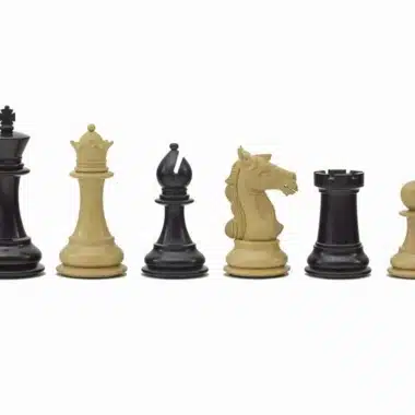 Jeu d'Échecs série Columbus en Bois d'Ébène et Bois de Buis