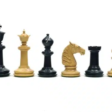 Jeu d'Échecs Staunton Traditionnel en bois d'Ébène et Bois de Buis