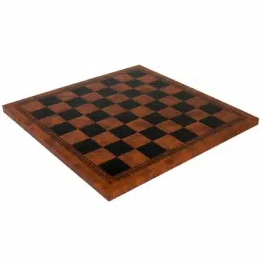 Jeu d'Échecs Napoléon - Échiquier en similicuir & Pièces en métal