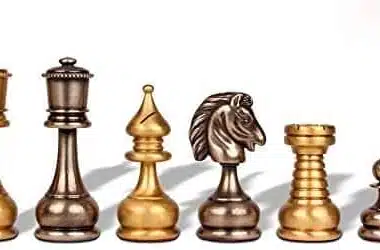 Jeu d'Échecs Grand ensemble Perse en laiton massif
