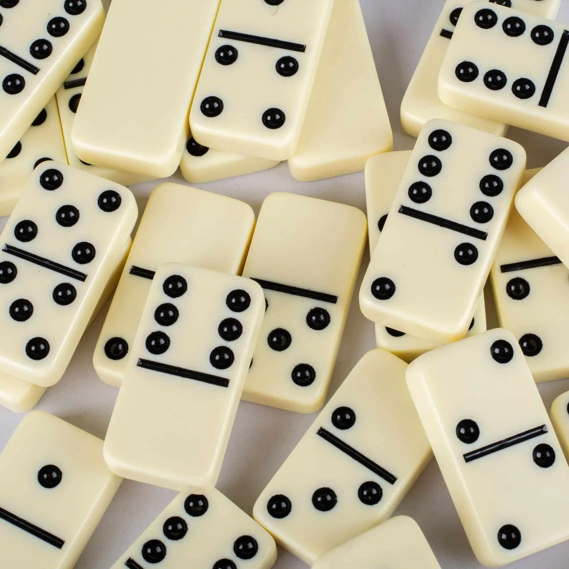 Set di Domino Marrone - Cofanetto in Pelle Marrone e Legno - immagine 5