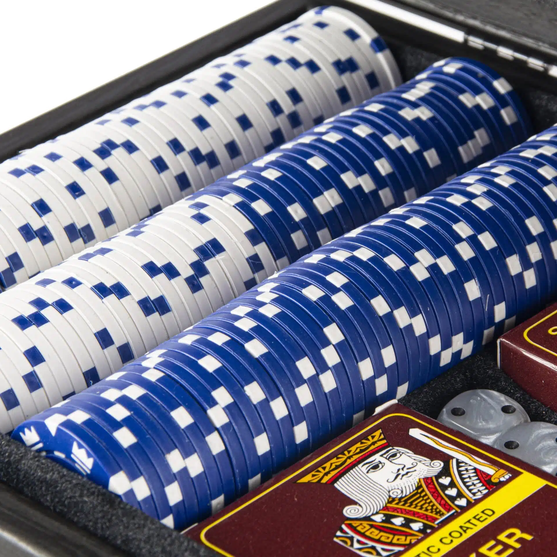 Set di Poker 300 Fiches - Cofanetto in Legno Nero - immagine 3