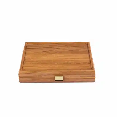 Set di Domino con Scatola in Legno di Noce