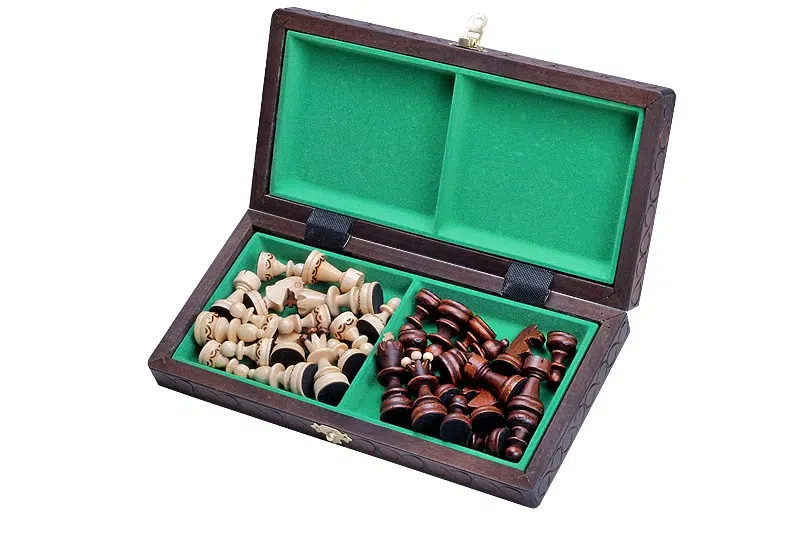 Set di Scacchi Pieghevole in Legno - immagine 2