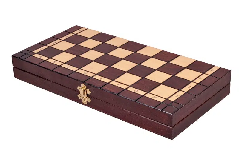 Set di Scacchi e Dama Pieghevole in Legno - immagine 12