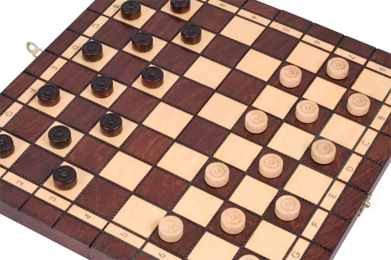 Set di Scacchi e Dama Pieghevole in Legno - immagine 5