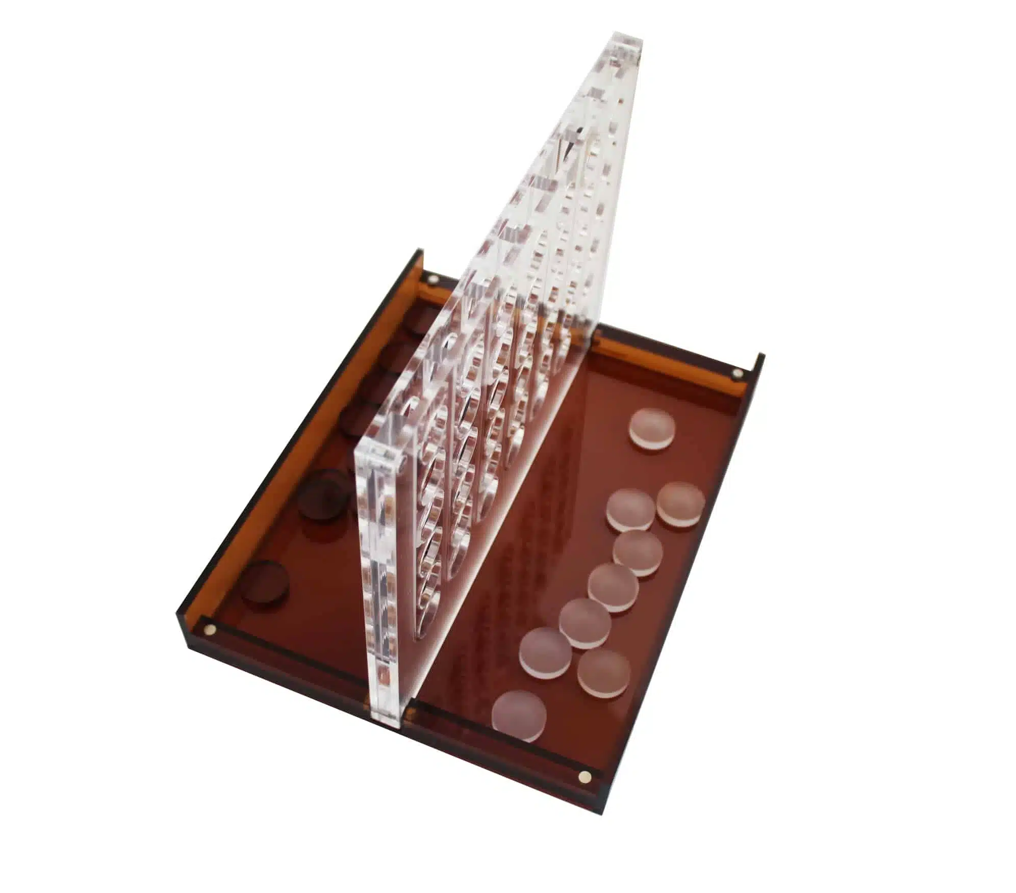 Gioco di Società Forza 4 Originale in Plexiglas Arancione - immagine 4