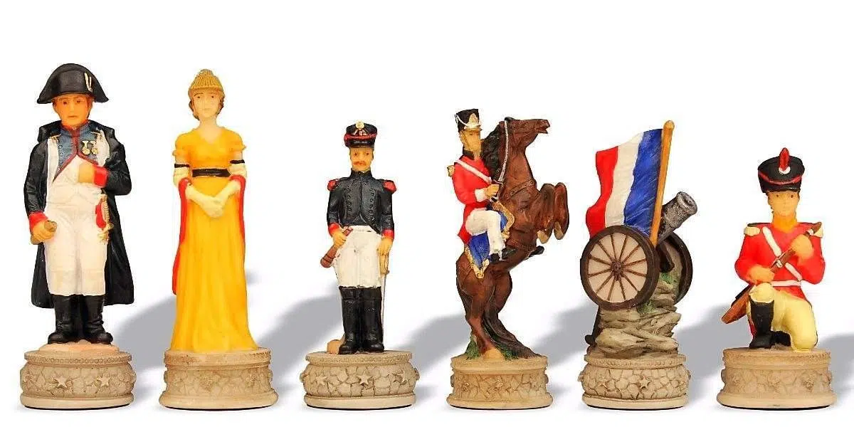 Set di Scacchi Battaglia di Waterloo con Scacchiera in Legno - immagine 5