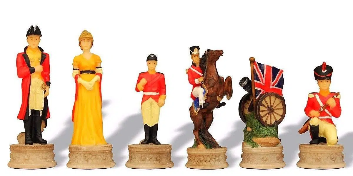 Set di Scacchi Battaglia di Waterloo con Scacchiera in Legno - immagine 4