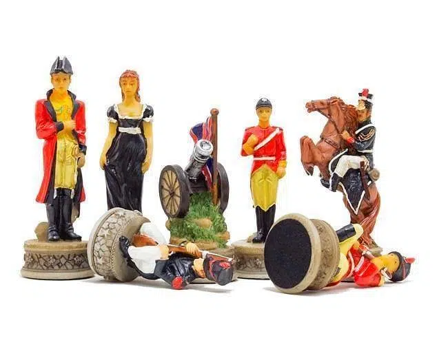 Set di Scacchi Battaglia di Waterloo con Scacchiera in Legno - immagine 3
