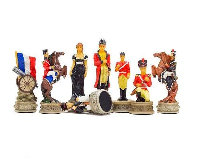 Set di Scacchi Battaglia di Waterloo con Scacchiera in Legno - immagine 2