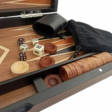 Alternative view of Set di Backgammon Pieghevole in Legno