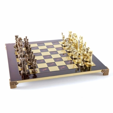 Alternative view of Set di Scacchi Periodo Greco-Romano Bronzo e Dorato