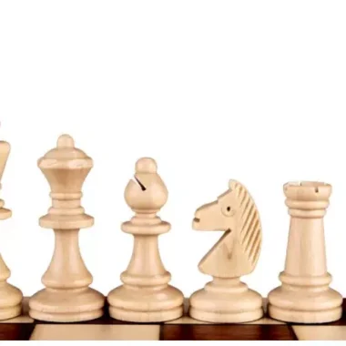 Jeu d'Échecs Magnétique 35x35 cm – Echiquier Magnetique en Bois avec Pièces Staunton