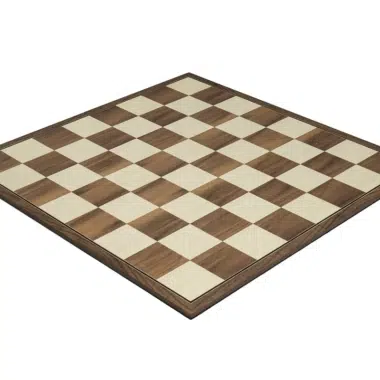 Ensemble d’Echecs Emerald – Pièces Staunton en Bois de Buis et Echiquier Pliable en Bois de Noyer et Erable