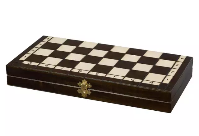 Jeu d’Echecs Olympique en Bois – Échiquier 36x36 cm avec Pièces Staunton Classiques