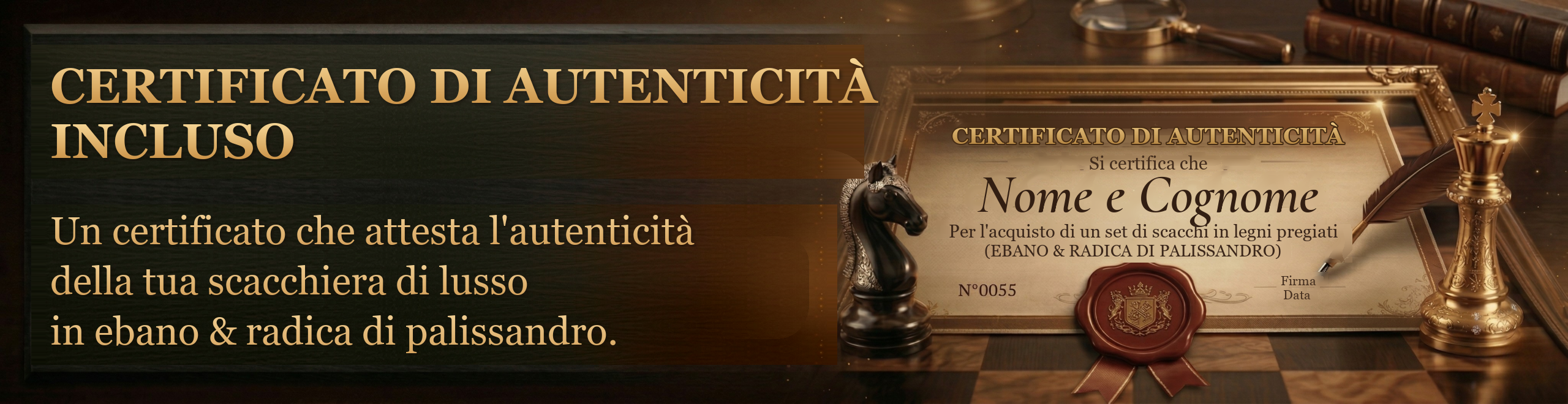 Certificato di autenticità - Le Palais des Échecs