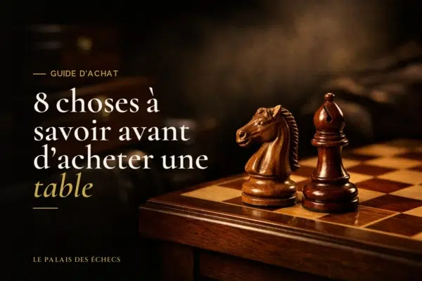 8 choses à savoir avant d'acheter une table
