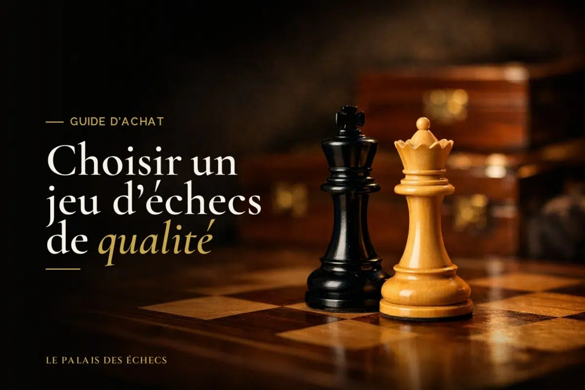 Choisir un jeu d'échecs de qualité