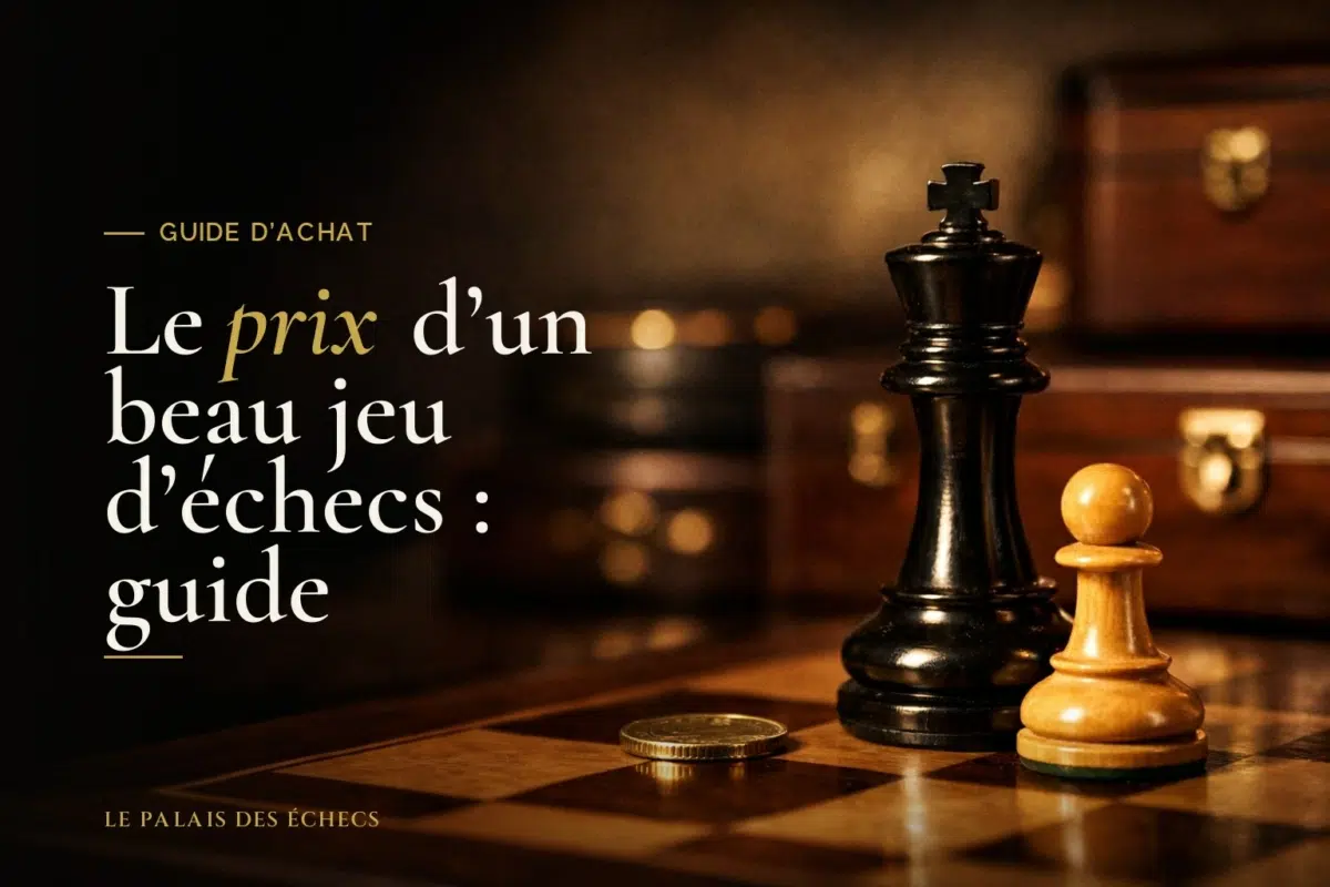 Le prix d'un beau jeu d'échecs : guide