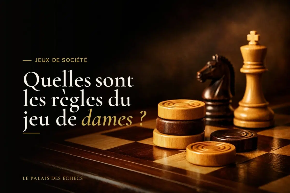 Quelles sont les règles du jeu de dames ?